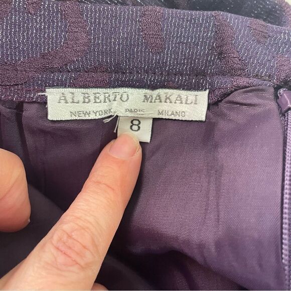 Alberto Makali 2 Piece Metallic Accent Blazer & Skirt Suit - Picture 7 of 8